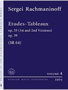 Etudes-Tableaux Op. 33 Op. 39 Piano by Rachmaninoff Sergei for