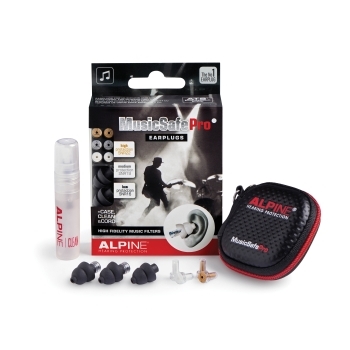 Alpine New Musicsafe Pro Earplugs Black Single