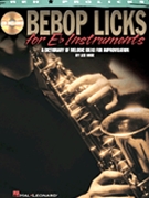 Bebop Licks For E-flat Instruments by Wise Les for Eb Instrument
