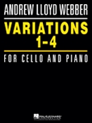 Variations 1-4 for Cello and Piano by Lloyd Webber Andrew - Roman Laurence - for Cello Solo