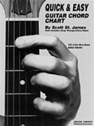 Quick & Easy Guitar Chord Chart by St James Scott for Guitar