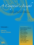 Composer's Insight Volume 3 by Salzman Timothy for Text (Vol 3)