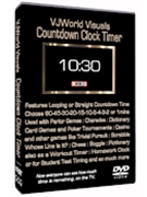 VJ World Visuals Countdown Clock Timer by for