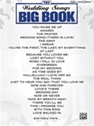 Wedding Songs Big Book The by Various for Piano Vocal and Guitar