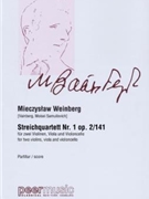 String Quartet No. 1 - Score by Mieczyslaw Weinberg for
