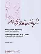 String Quartet No. 1 Parts by Mieczyslaw Weinberg for