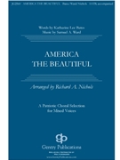 America the Beautiful by Ward Samuel A - Nichols Richard - for SATB
