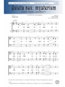 Quieta Nox: mysterium by Gruber Franz - Jackson Daniel - for SATB a cappella