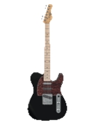 Triple 50 Gloss Black Electric Guitar by for