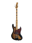 Vintage Element 4 Zebra Burst Electric Bass by for