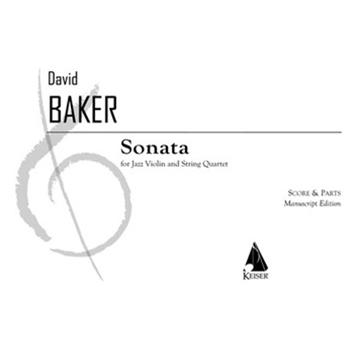 Sonata - for Jazz Violin and String Quartet Score and Parts