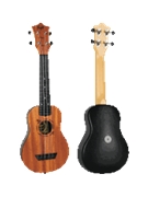 Mahogany Soprano Ukulele - Travel Series - Model TUS53-MAH by for