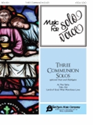 Three Communion Solos by - Bock Fred - for Voice and Piano