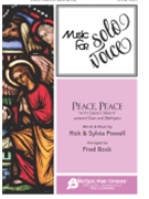 Peace Peace with Silent Night by Rick Powell Sylvia Powell - Bock Fred - for Voice and Piano