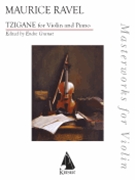 Tzigane for Violin And Piano by Maurice Ravel for