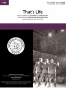 That's Life by Dean Kay Kelly Gordon - Barbershop Harmony Society - for TTBB a cappella