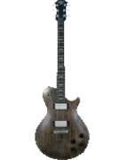 Patriot Decree Opus Electric Guitar with Faded Black Finish - With Open Pore Ebony Fretboard by for