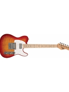 53DB Cherry Sunburst Electric Guitar - Great 8 Boutique Mod; Maple Fretboard