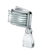 The Fin - Chrome Body/White LED - Retro-Styled Dynamic Cardioid Microphone