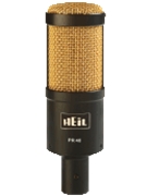 PR40 - Black/Gold - Large Diameter Studio Microphone with Black Body & Gold Grill