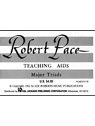 Flash Cards Major Triads by Pace for Flash Cards