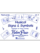 Musical Signs And Symbols Set I 24 Cards 48 Sides Flash Cards Moppet by for