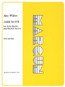 Jazz Suite for 4 Horns Complete by Wilder Alec for Score and Parts