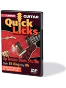 Up Tempo Blues Shuffle - Quick Licks by B.B. King for Guitar