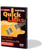 Latin Rock - Quick Licks by Carlos Santana for Guitar