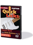Classic Rock - Quick Licks by Ritchie Blackmore for Guitar