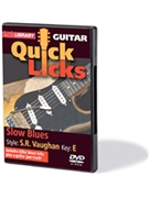 Slow Blues - Quick Licks by Stevie Ray Vaughan for Guitar
