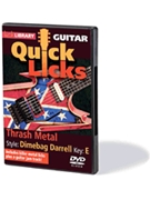 Thrash Metal - Quick Licks by Dimebag Darrell for Guitar