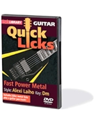 Fast Power Metal - Quick Licks by Alexi Laiho for Guitar