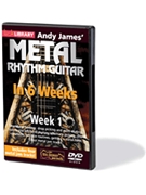 Andy James' Metal Rhythm Guitar in 6 Weeks by Andy James for Guitar