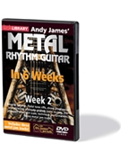 Andy James' Metal Rhythm Guitar in 6 Weeks by Andy James for Guitar