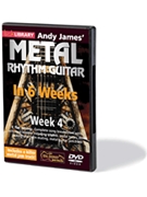 Andy James' Metal Rhythm Guitar in 6 Weeks by Andy James for Guitar