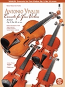 Concerto for Four Violins in B minor Op. 3 #10 RV580 by Vivaldi Antonio Lucio Kouzmanova Bojidara for 4 Vln/CD
