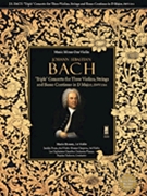 Triple Concerto D Maj Bwv1064 3 Vlns by Bach Johann Sebastian - MMO Edition - for Violin w/C