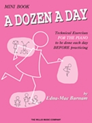 Dozen A Day Mini Book by Burnam for Piano Method