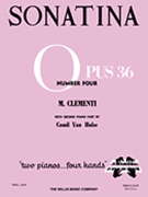 Sonatina Op. 36 No. 4 by Clementi Muzio - Van Hulse Camil - for 2 Piano 4 Hands