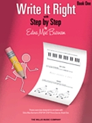 Write It Right Book 1 by Burnam for Piano Method