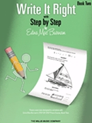 Write It Right Book 2 by Burnam for Piano Method