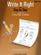 Write It Right Book 4 by Burnam for Piano Method