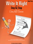 Write It Right Book 5 by Burnam for Piano Method