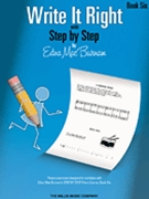 Write It Right Book 6 by Burnam for Piano Method