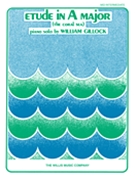 Etude In A Major by Gillock William for Piano