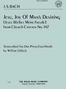 Jesu Joy of Man's Desiring by Bach Johann Sebastian - Gillock William - for 1 Piano 4 Hands