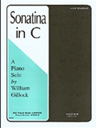 Sonatina In C by Gillock William for Piano