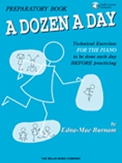 Dozen A Day Preparatory with CD by Burnam for Piano with Audio Access