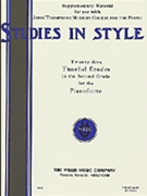 Studies In Style by Thompson for Piano